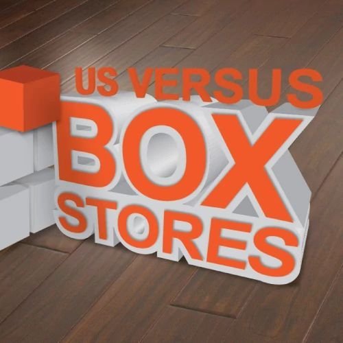 Us vs box logo from Young's Interiors & Flooring in Ford City, PA